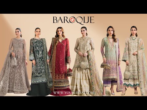 Baroque Chantelle 2024 Unboxed✨ 100% Pakistani Suits in India only on Yourlibaas - video from YourLibaas
