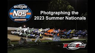 Photographing the 2023 World of Outlaws Summer Nationals