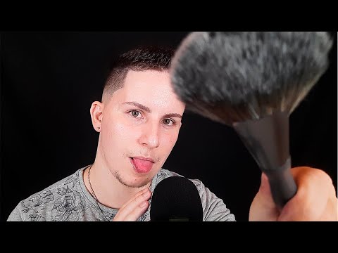 ASMR: SONS DE BOCA SUPER RÁPIDOS, MOLHADOS E INTENSOS + PINCEL AGRESSIVO