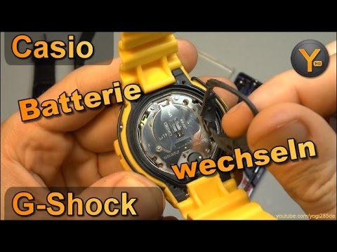 Casio G-Shock: Batterie-Wechsel von A bis Z