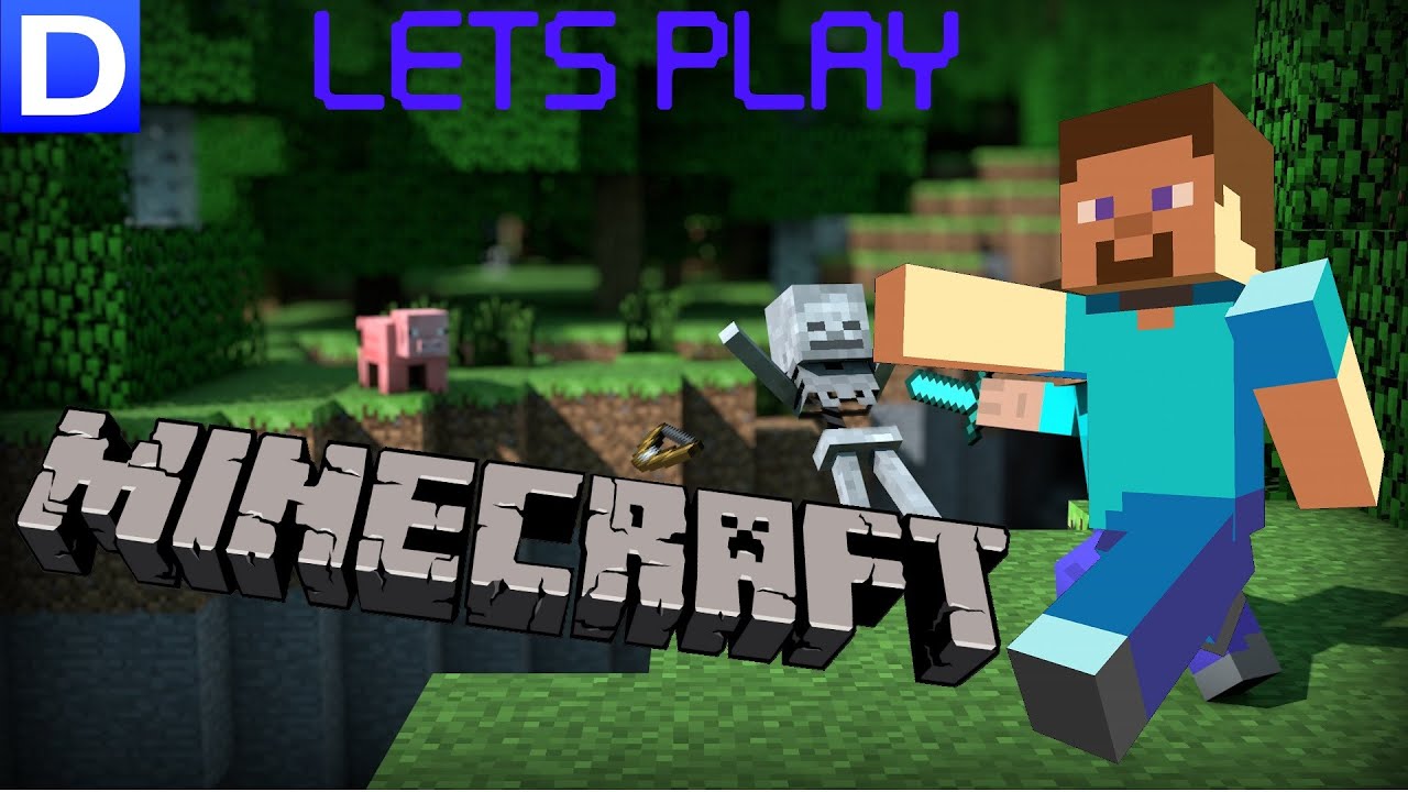 Lets play minecraft episode 1 - Making a humble home - YouTube