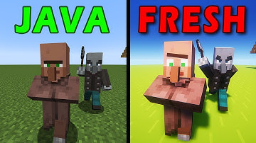 java vs fresh minecraft animations