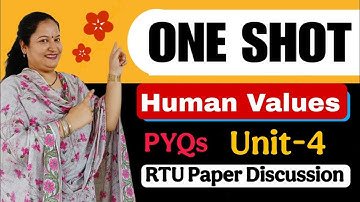 Understanding Harmony in Nature and Society| Whole existence|Unit-4| Human values | Dr. Rekha Mithal