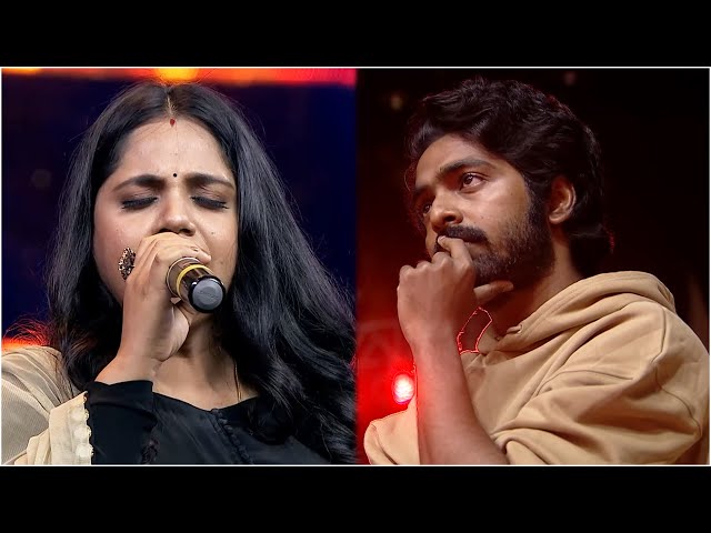 Music Director G.V.Prakash Get Emotional With His Wife Saindhavi's Mesmerizing Performance At SIIMA class=