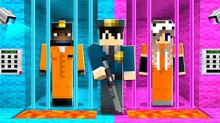 Boy vs. Girl Prison Escape Challenge in Minecraft Pocket Edition screenshot 5