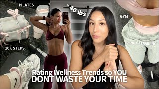 Rating Wellness Trends so YOU DON’T WASTE YOUR TIME | Pilates, Incline Walking, Lifting, Sculpt🏃🏻‍♀️
