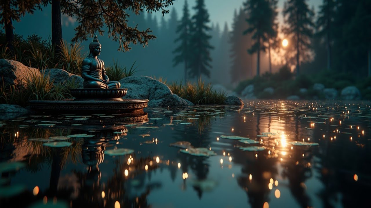 Музыка для Глубокого Сна для Расслабления Разума Тела | Медитация и Исцеляющая Дзен Лесная Атмосфера