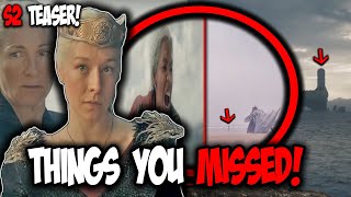 Things You MISSED! 👀 Season 2 TRAILER House Of The Dragon! 🪔| PLOT Leak 🏛️