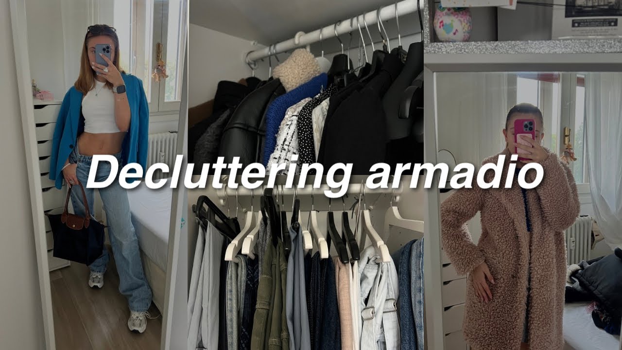 DECLUTTERING ARMADIO🫣 | parte 3 - giacche, cappotti, camicie e felpe 
