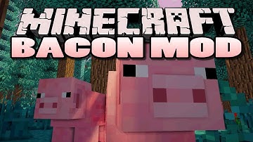 Minecraft: Bacon Mod | Bacon, Sloths?!
