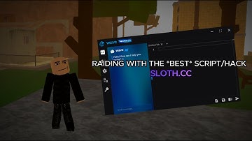RAIDING WITH THE *BEST* SCRIPT/HACK (SLOTH.CC) *OP* (BYPASS BYFRON) (STARS USE🌟)