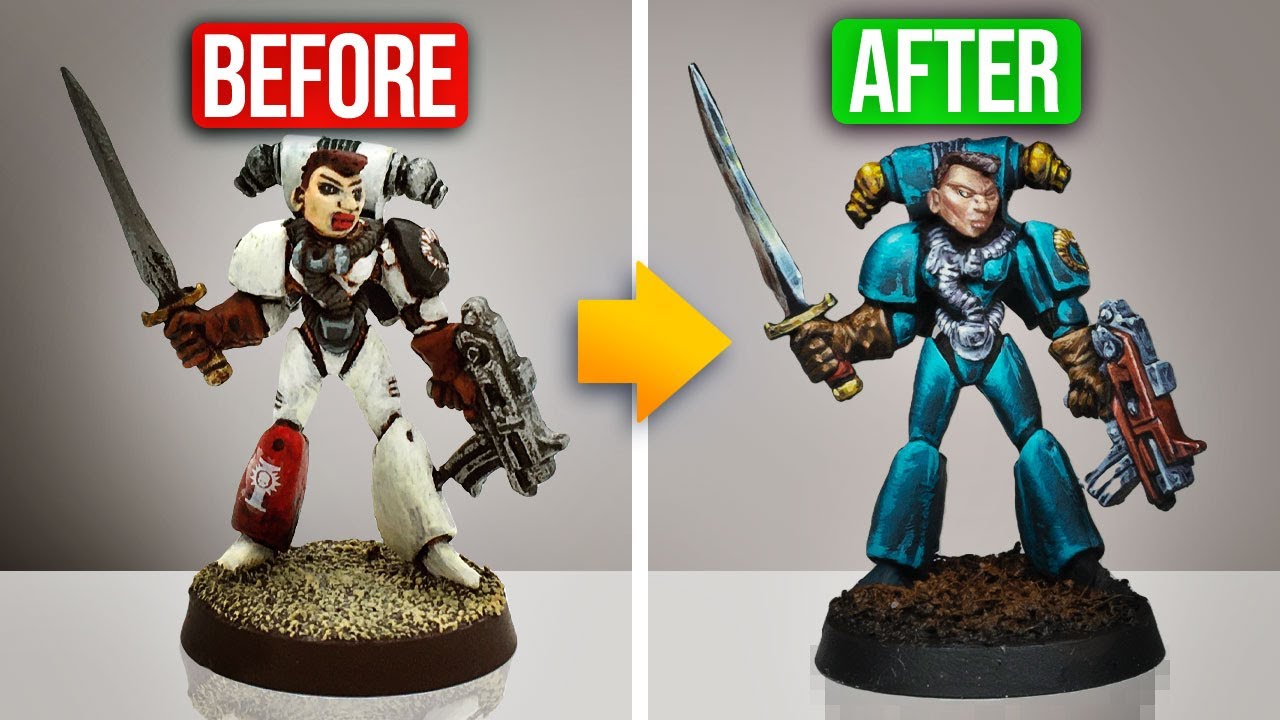 Painting the 4 ugliest miniatures in Warhammer history 