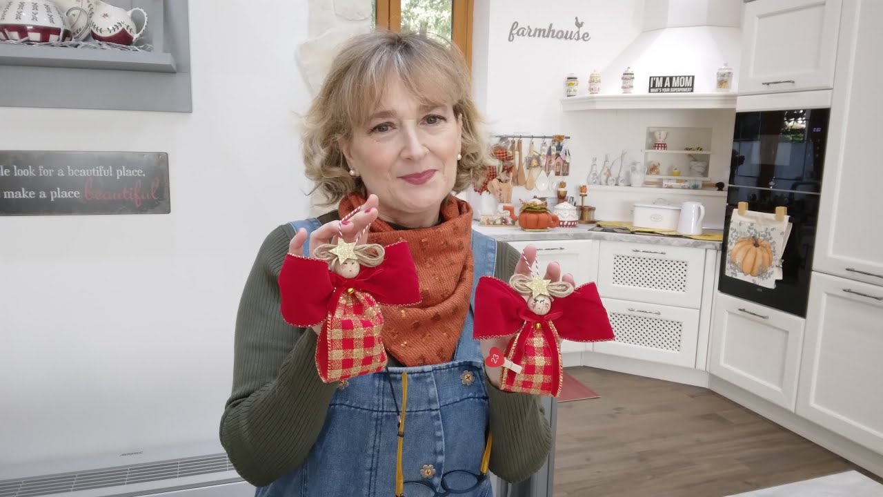 Super Angioletto dei segreti per le Feste e per i bimbi. Idea arredamento. Tutorial facile.