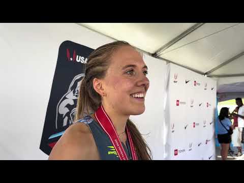 Lexy Halladay Overcame Season Long Calf Injury To Win 3k Steeple at USA Outdoor Championships