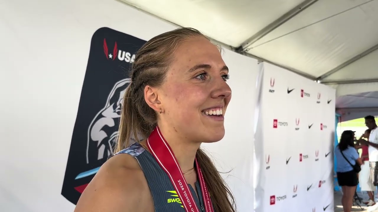 Lexy Halladay Overcame Season Long Calf Injury To Win 3k Steeple at USA Outdoor Championships