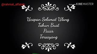 Download Lagu Ucapan ulang tahun buat pacar tersayang MP3