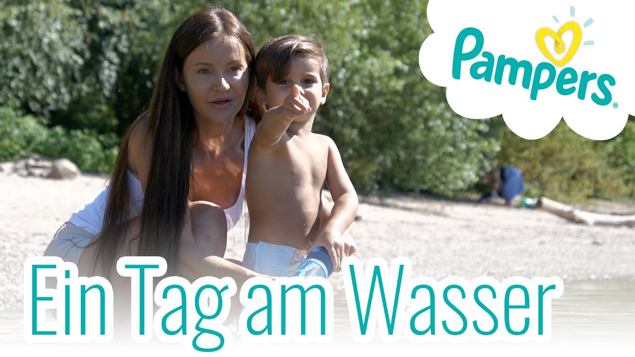 Ein Tag mit Freunden am Wasser - Pampers Splasher Schwimmwindel (P)