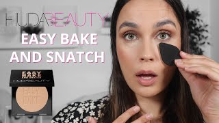 Huda Beauty Easy Bake Pressed Powder | Review, 9h Wear Test, Comparison with Easy Bake Loose Powder