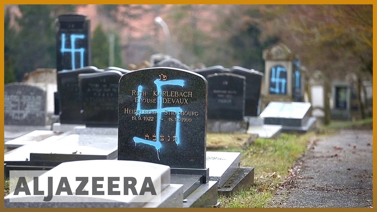 تدنيس مقبرة يهودية مع تصاعد الهجمات المعادية للسامية في فرنسا | الجزيرة الإنجليزية
