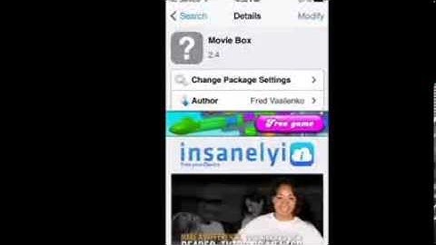 How to get movie box on ios7
