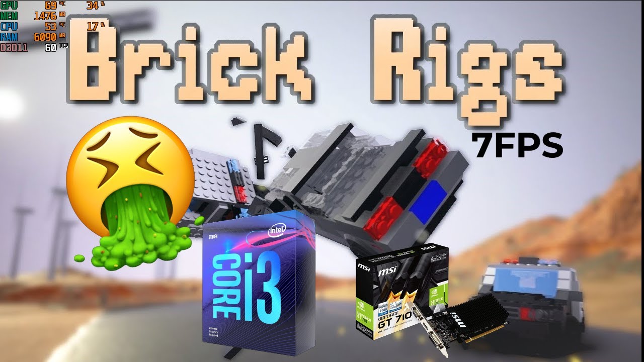 BRICK RIGS Test Gt710 Intel Core I3 1200f CAN RUN IT NO brick-rigs-test-gt710-intel-core-i3-1200f-can-run-it-no