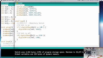 Tutorial: 2 Button/2 LED, Momentary & Toggle Switch Pt 2 - Gate
