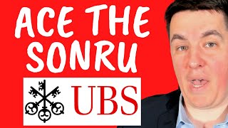 UBS Sonru interview: Indepth strategy, questions and answers