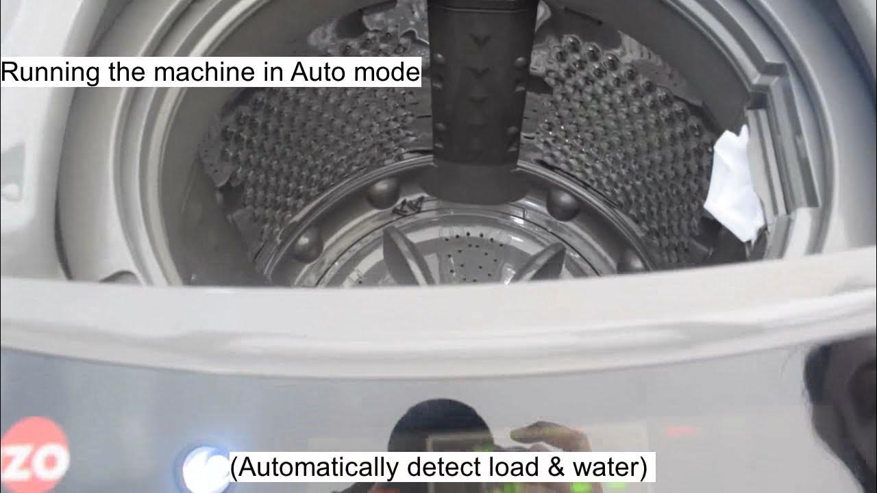 Fujidenzo IJWA Series Washing Machine Operation YouTube
