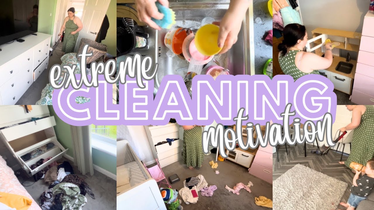 EXTREME CLEANING MOTIVATION AND TRYING OUT LUXEAR SNACKBOX/ CLEANING MOTIVATION/ CLEAN WITH ME 