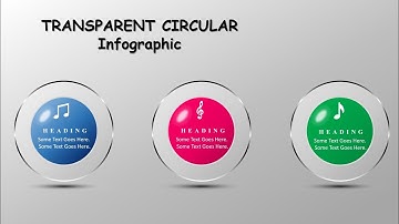 How to Create Transparent Circular Infographic using PowerPoint ||