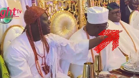 Watch the moments Kabiesi Ooni of Ife asks King Sunny Ade to recognize Oba Oniru immediately..
