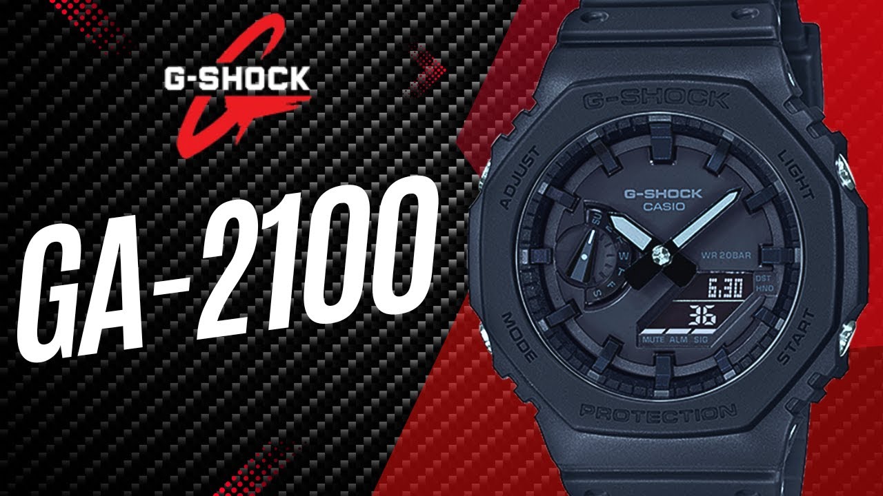 G-shock GA-2100-1A1 Review - The Stealth Master - YouTube