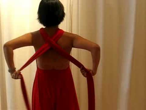 Michelle New York: Multi-Wrap Dress (Style 5) - YouTube