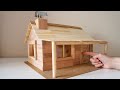 Make a Beautiful House from Jenga Blocks - Ahşap Bloklardan Harika bir Ev Yapımı