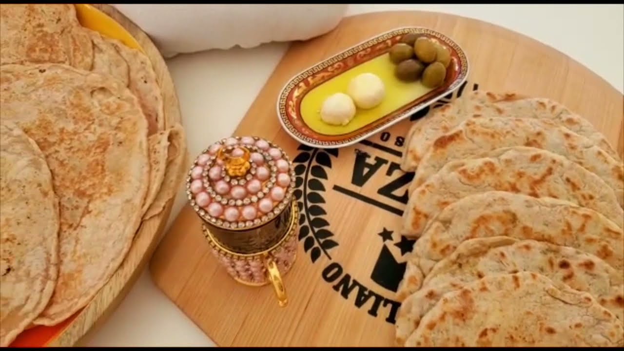 بدنا مليون لايك 👍لاول مرة خبز الصاج بدون صاج👍خبز المرقوق👍