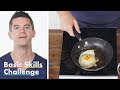 50 People Try to Make an Over Easy Egg | Epicurious