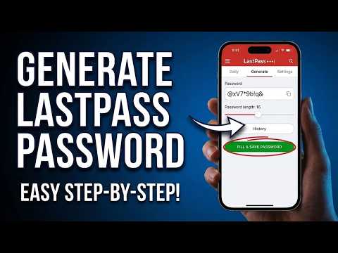 How to Generate a Password in LastPass (Step-by-Step Guide)