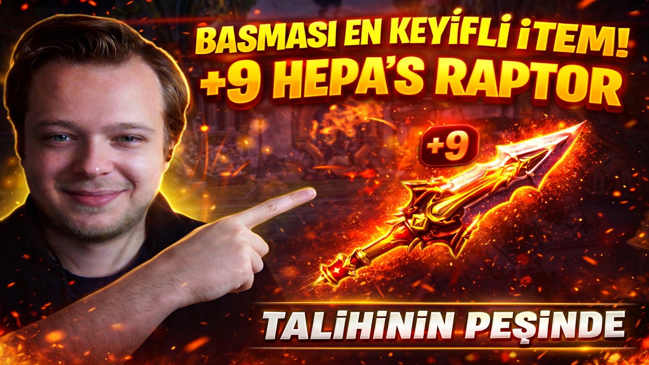BASMASI EN KEYİFLİ İTEM ! KANALIN PRİME KATLAMASI +9 HEPA'S RAPTOR I KNİGHT ONLİNE TALİHİNİN PEŞİNDE
