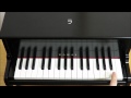 カワイ　アップライトピアノ（ミニピアノ）　白鍵を単音で聴いてみる