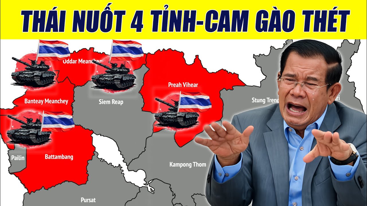 4 Tỉnh Biên Giới Campuchia Bị Chiếm Đóng: Tiền Lệ Nguy Hiểm Với Biên Giới Việt Nam.
