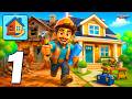 Renovation Master - Gameplay Walkthrough Part 1 - Fix Uneven Floors (Android, iOS)