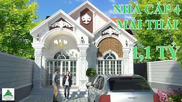 THIẾT KẾ NHÀ CẤP 4 MÁI THÁI PHAN THIẾT - ANH TUẤN