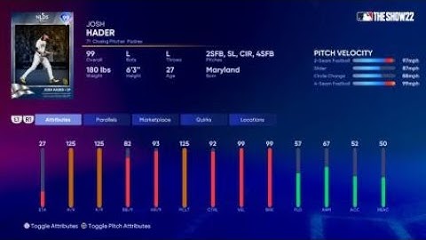 MLB The Show 22: FREE INSANE 99ovr Josh Hader revealed with all attributes