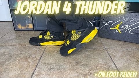 Air Jordan 4 Thunder 2023 Review + On Foot Review & Sizing Tips