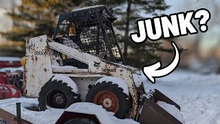 Marketplace skid steer will it start can we save it!