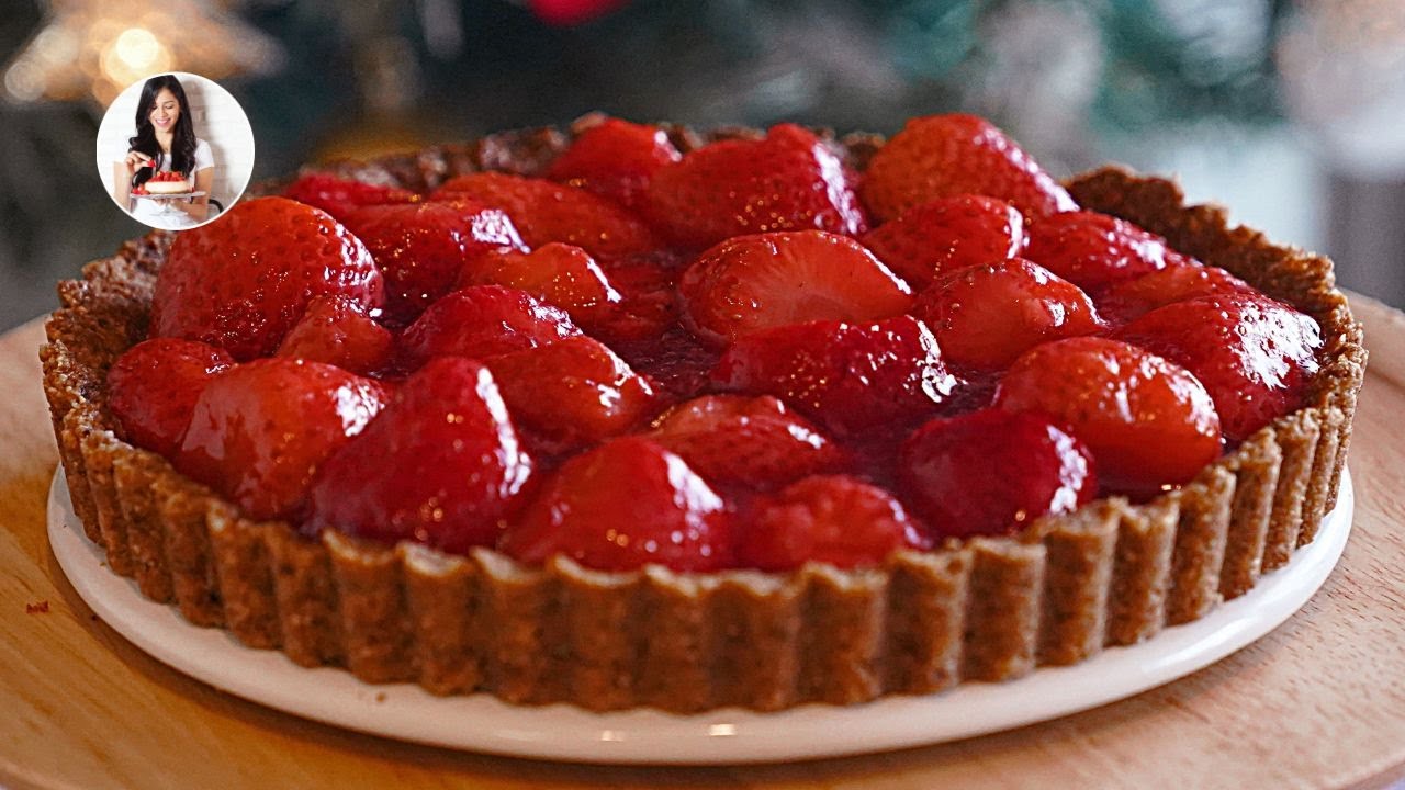 Tartaleta de Fresas Sin Azúcar, Sin Gluten, Sin Harinas y Deliciosa | Auxy