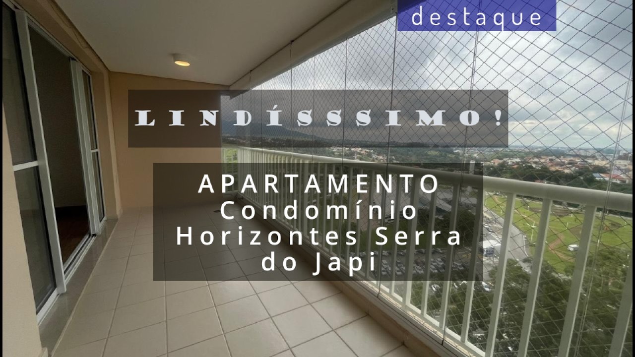 APARTAMENTO PARA VENDA NO CONDOMÍNIO HORIZONTES SERRA DO JAPI JD. BONFIGLIOLI JUNDIAI