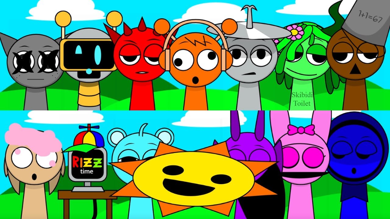 Sprunki But Worse 😂😅🤣 A very Funny and Slightly Bizarre Sprunki Mod 👍 Skibidi Toilet 🚽