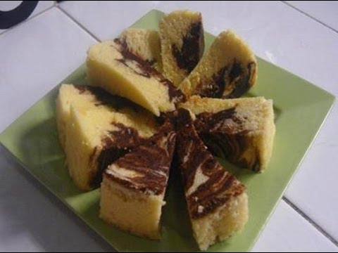 Resep dan Cara Membuat Marble Cake Marmer Cake YouTube