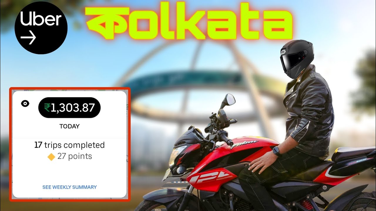 Ola,Uber,Rapido,Indrive 🏍  Bike Taxi Income 🤑🤑 In Kolkata | The Esa Vlogs